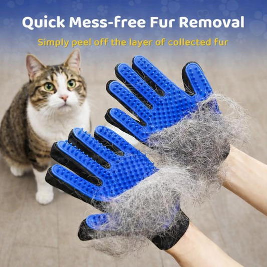 Rubber Cat Comb Massage Glove