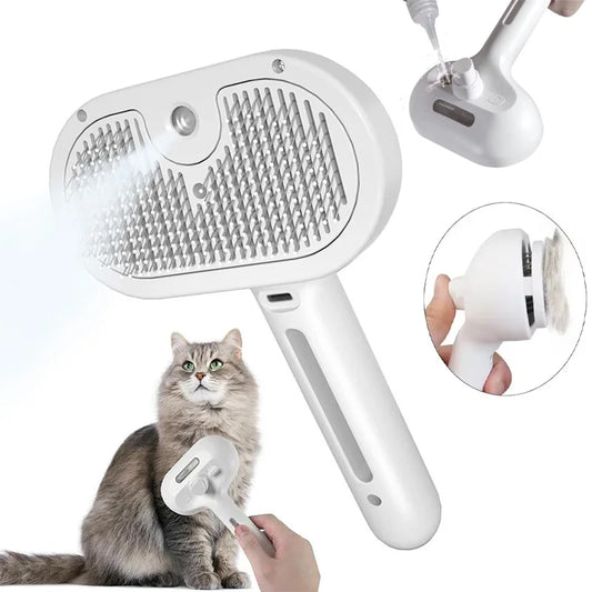 3-in-1 Electric Dog Hair Brush Cat Hair Brush